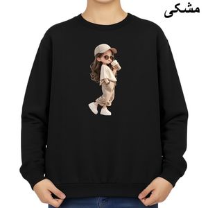 سویشرت زنانه مدل دخترک اسپرت کد v3 