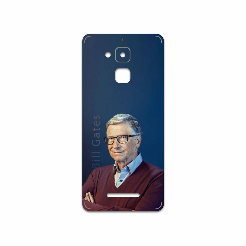 برچسب پوششی ماهوت مدل Bill Gates مناسب برای گوشی موبایل ایسوس Zenfone 3 Max ZC520TL