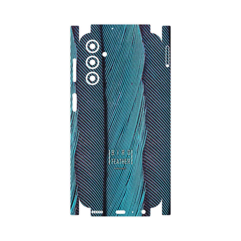 برچسب پوششی ماهوت مدل Turquoise feathers-FullSkin مناسب برای گوشی موبایل سامسونگ Galaxy A24