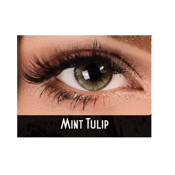 لنز چشم فلش مدل الیکسور رنگ اخرایی