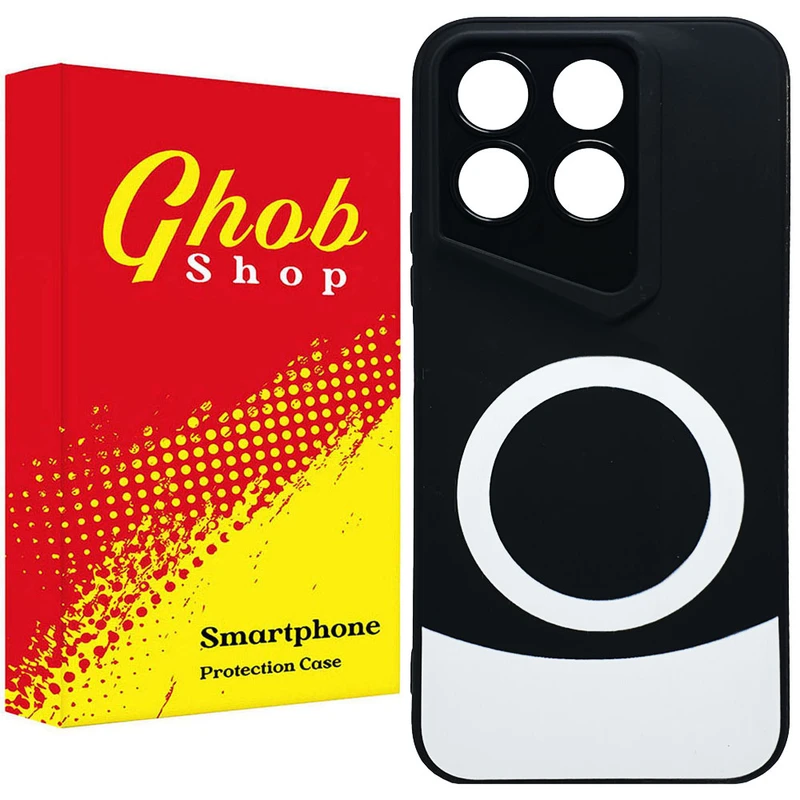 کاور قاب شاپ مدل مگ سیف طرح دو رنگ مناسب برای گوشی موبایل آنر X8B