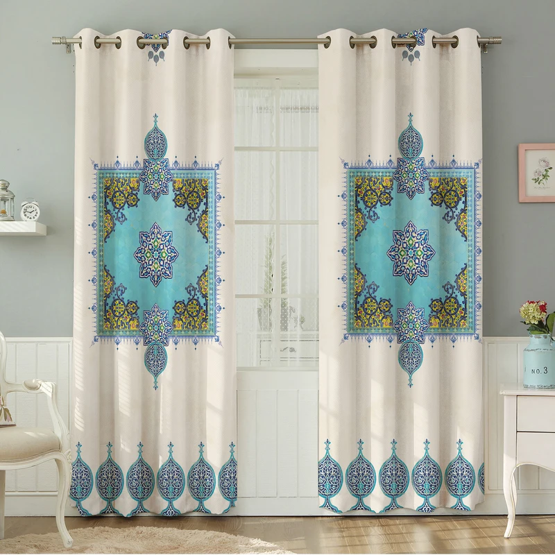 پرده نیروانا طرح  مدرن مدل هازان کد 8653 سایز 140×280 سانتی متر