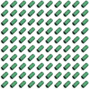 خازن الکترولیتی 680 میکرو فاراد 10 ولت مدل 680uf-10v بسته 100 عددی