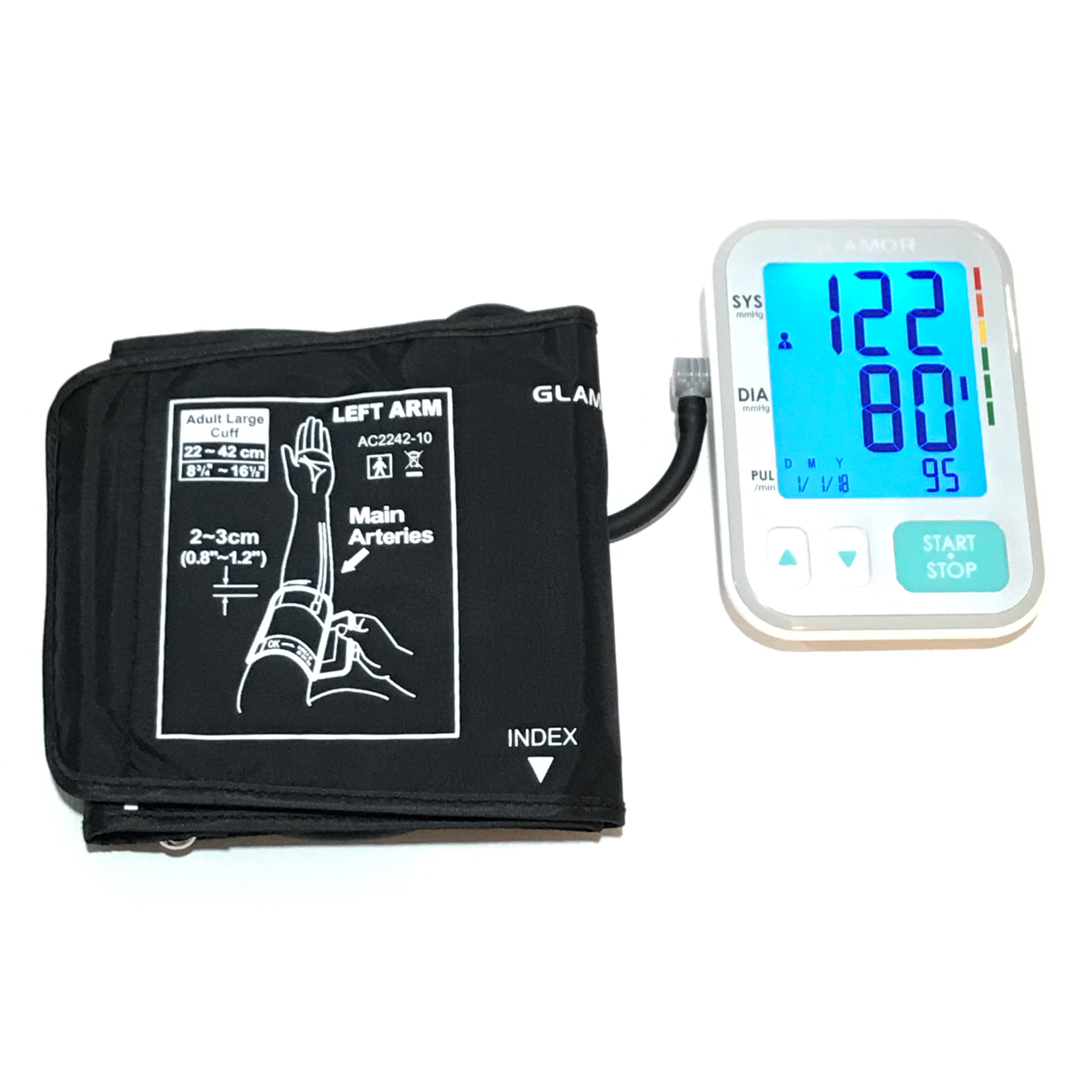 فشارسنج بازویی گلامور مدل TMB-986-NEW به همراه کارت اشتراک 6 ماهه پایش سلامت آنلاین فشارسنج بازویی گلامور مدل TMB-986-NEW به همراه کارت اشتراک 6 ماهه پایش سلامت آنلاین