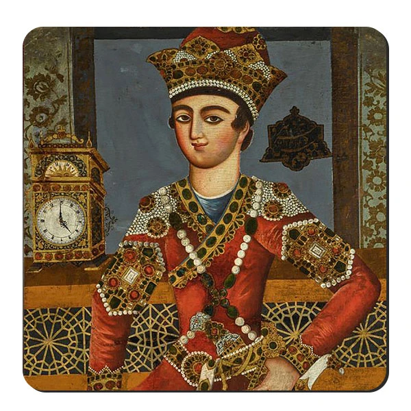 زیر لیوانی طرح شاهزاده زندیه کد nzl159