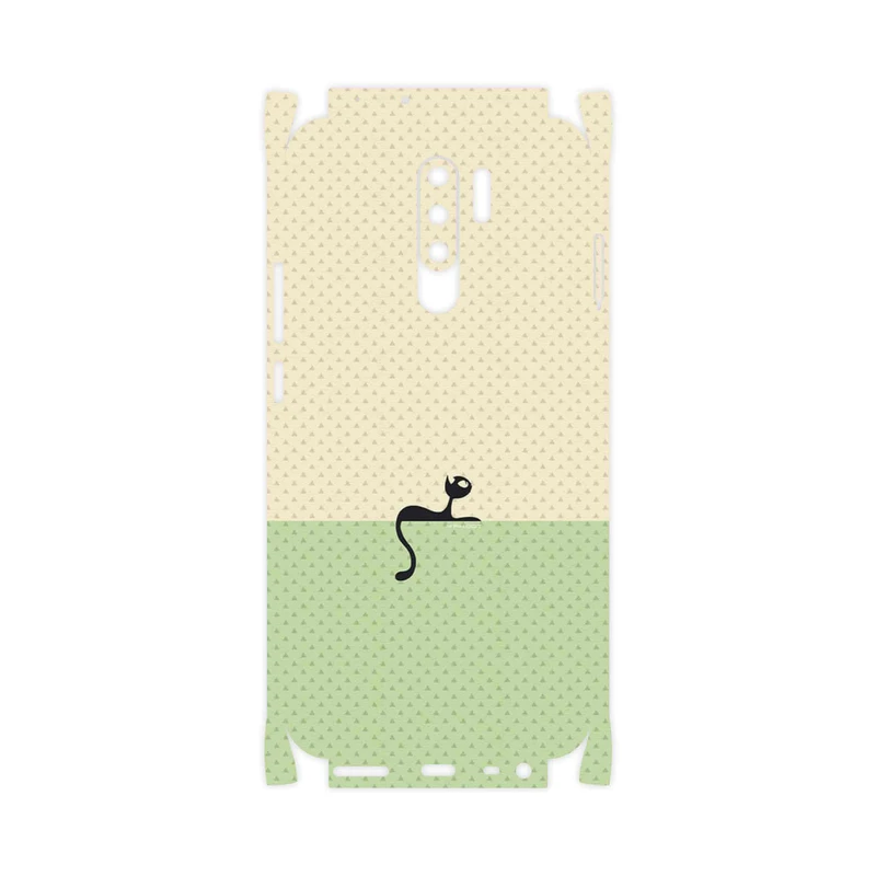 برچسب پوششی ماهوت مدل Minimal Internet Cat Icon-FullSkin مناسب برای گوشی موبایل شیائومی Redmi 9