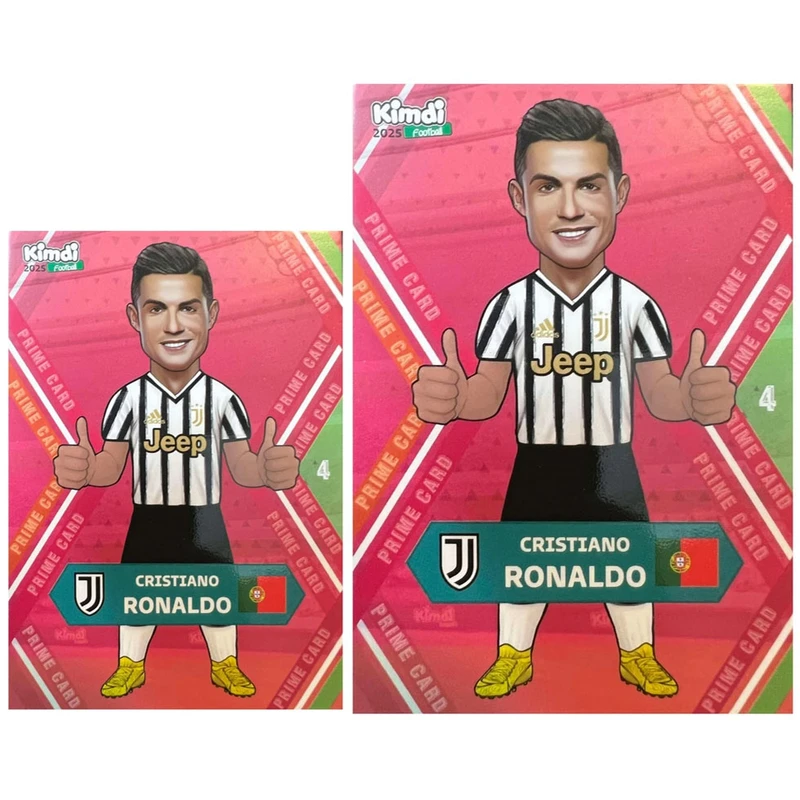 اسباب بازی زینتی کیمدی مدل رونالدو 2025 به همراه برچسب