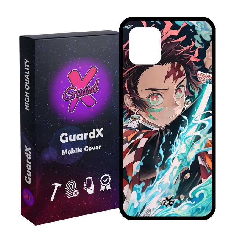 کاور گارد ایکس طرح Demon Slayer Anime مدل Glass10589 مناسب برای گوشی موبایل سامسونگ Galaxy Note 10 Lite / A81