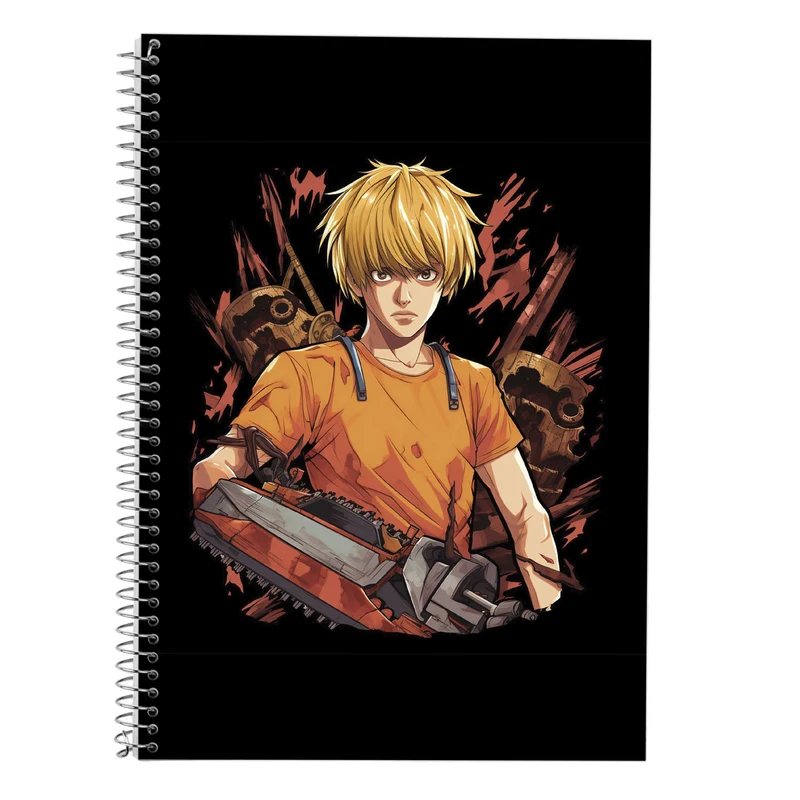 دفتر زبان 50 برگ مدوپد مدل دوخط طرح Naroto کد DF11448