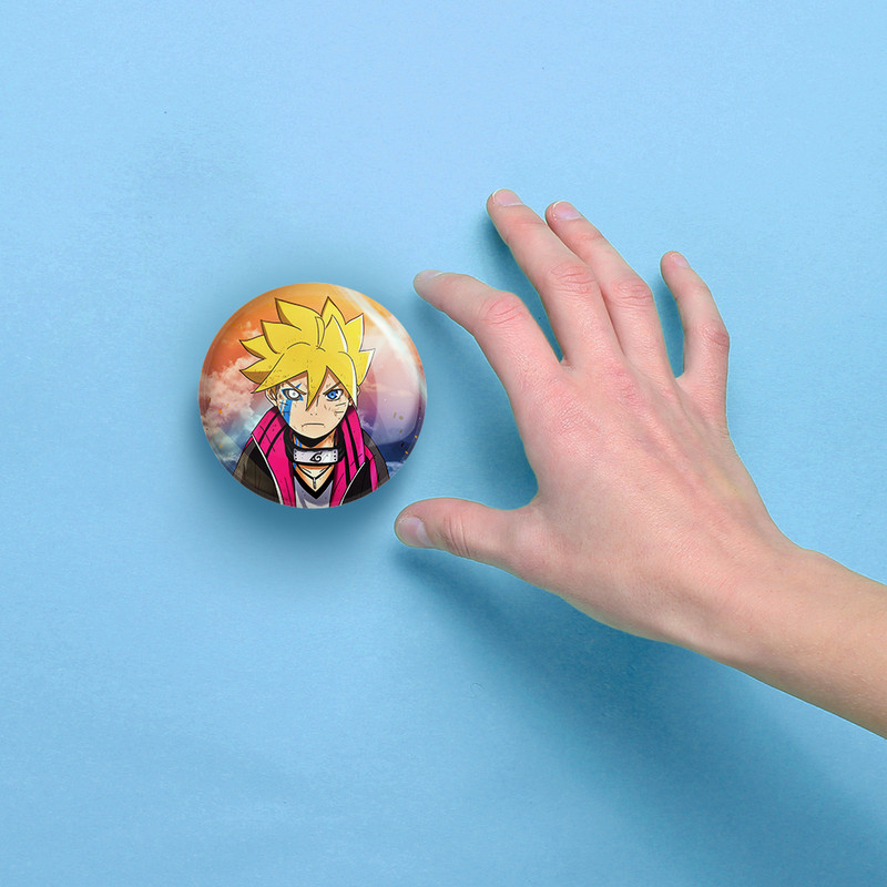 آینه جیبی خندالو مدل بوروتو اوزوماکی انیمه بوروتو Boruto  کد 15729