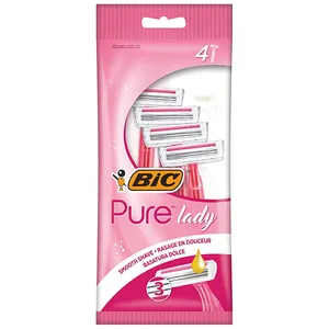 خود تراش بیک مدل Pure Lady بسته 4 عددی