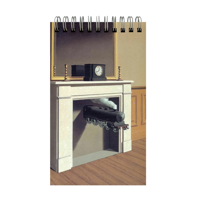 دفتر طراحی 40 برگ مدل شومینه و قطار