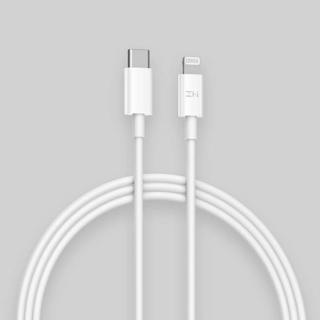 کابل تبدیل USB-C به لایتنینگ زد ام آی مدل AL870 طول 1 متر