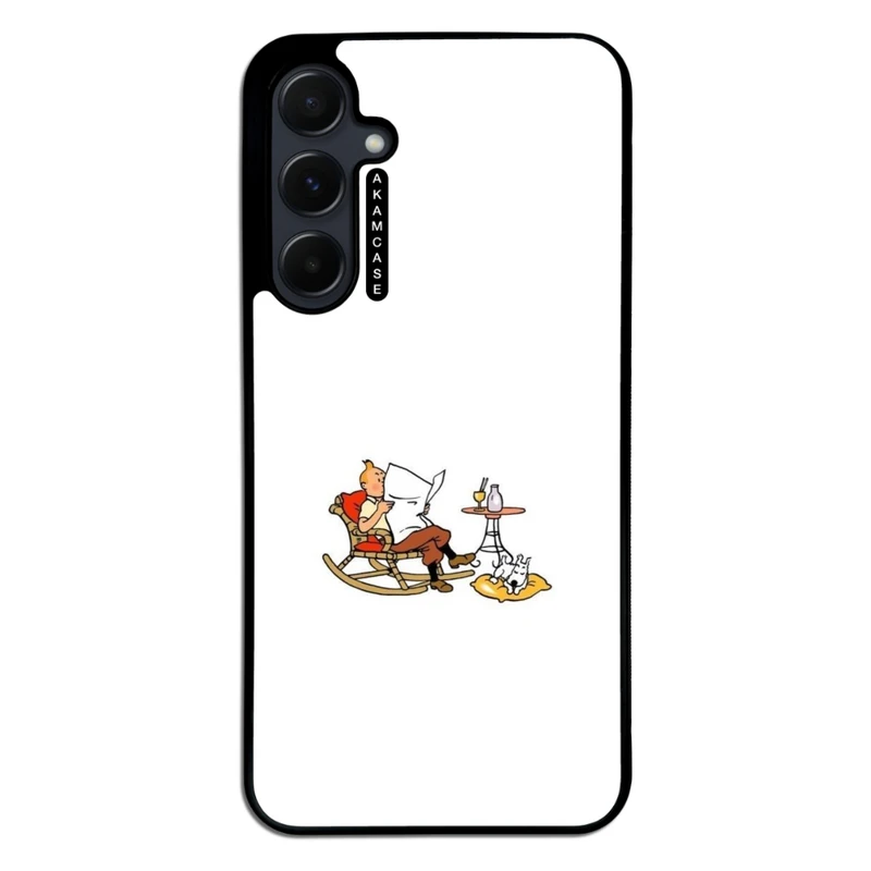 کاور آکام مدل AMC-WSGA55-TINTIN-8 مناسب برای گوشی موبایل سامسونگ Galaxy A55
