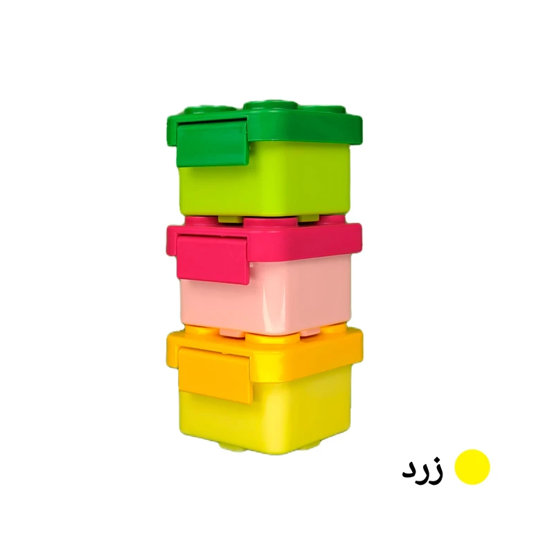 عکس شماره 3 : ظرف غذای کودک هوکیا مدل اسنک باکس پازلی