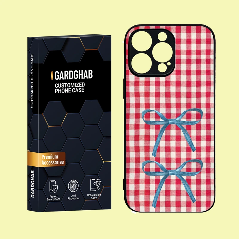 کاور گارد قاب مدل دور ژله ای پشت گلس دخترانه  مناسب برای گوشی موبایل  اپل  iPhone 16 Pro Max