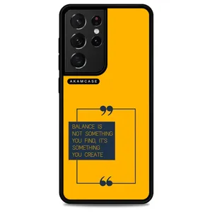 AKAM AMC-WSGS21U-YELLOW-24 Cover For Samsung Galaxy S21 Ultra