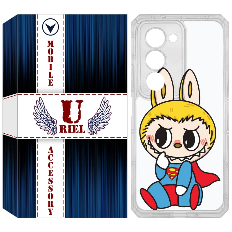 کاور یوریل مدل Clear کد 147 طرح لبوبو مناسب برای گوشی موبایل شیائومی Redmi 15 4G