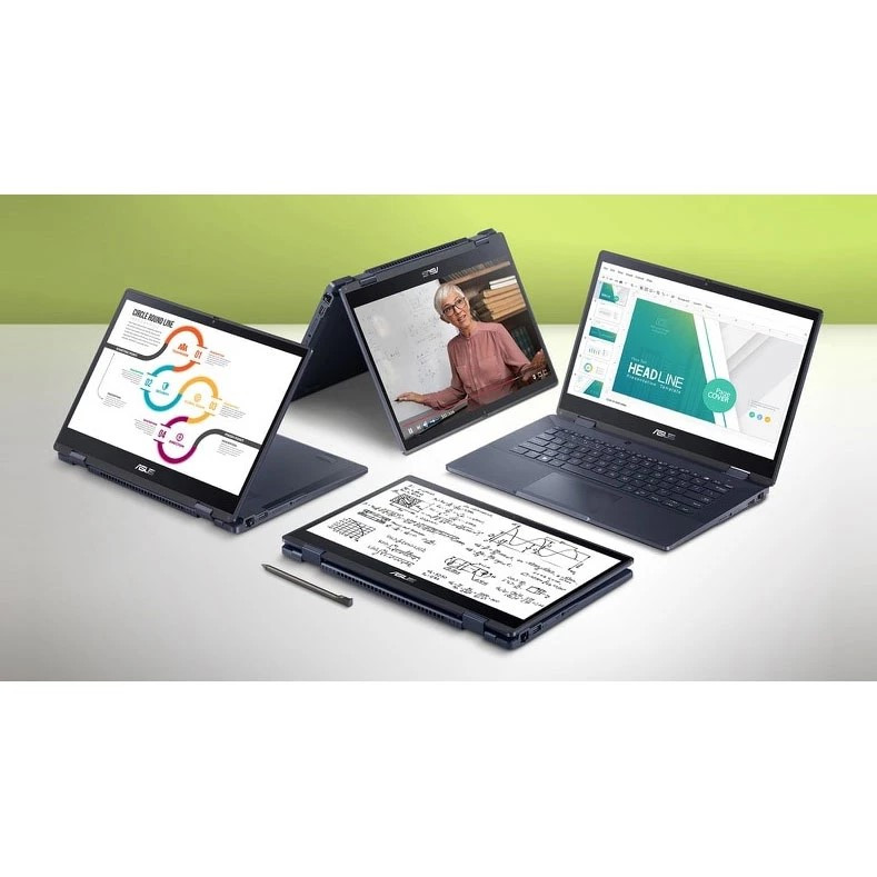 لپ تاپ 14 اینچی ایسوس مدل ExpertBook B3 Flip B3402FB-I58512B0D-i5 1235U-40GB DDR4-2SSD-W-Touch - کاستوم شده