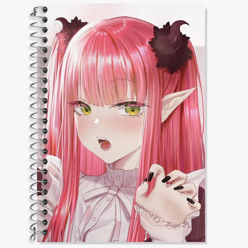 دفتر زبان 50 برگ خندالو مدل سه خط طرح کیتاگاوا انیمه مای درس آپ دارلینگ کد 23862