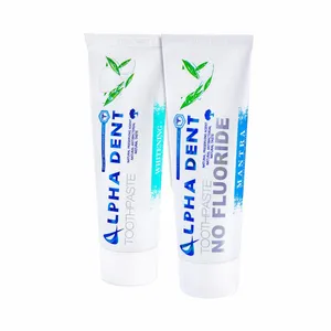خمیر دندان آلفادنت مدل Mantra and whitening حجم 75 میلی لیتر بسته 2 عددی