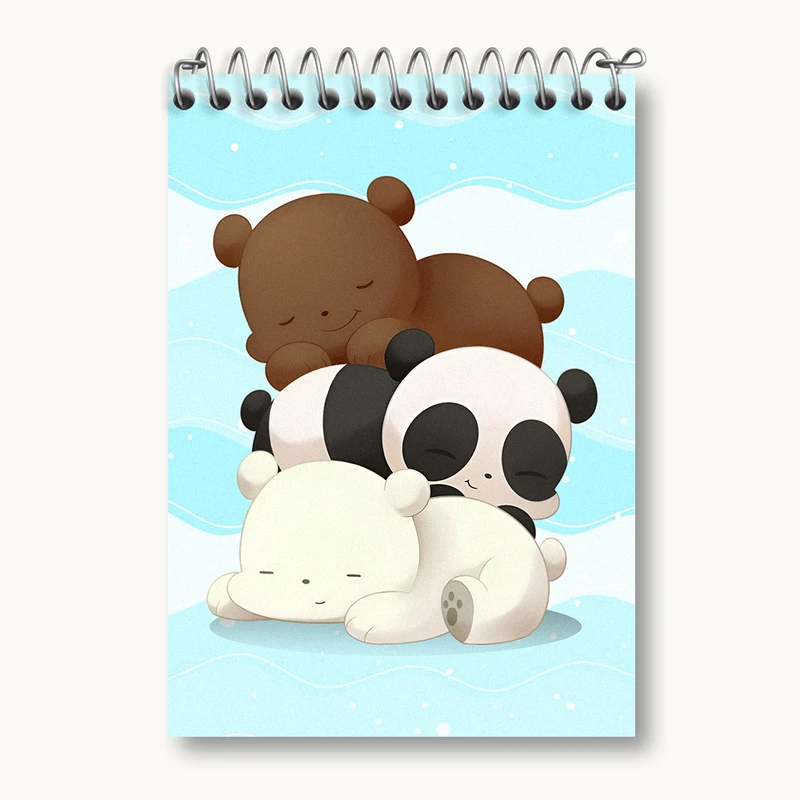 دفتر یادداشت 50 برگ خندالو طرح سه خرس کله پوک کد N4915