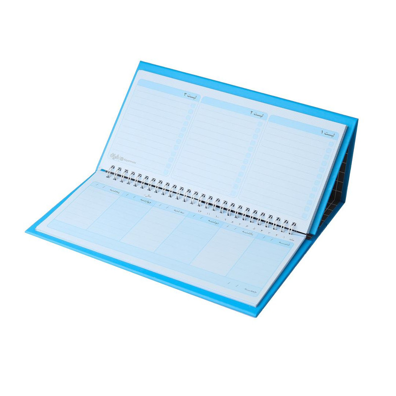 دفتر برنامه ریزی 80 برگ دایان مدل پلنر رومیزی طرح پاستلی