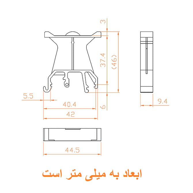 لیبل ریلی ترمینال رعد مدل LB2 بسته 6 عددی