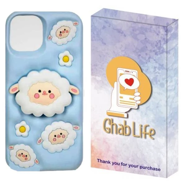 کاور قاب لایف طرح ببعی استندشو مناسب برای گوشی موبایل اپل iPhone 14 Pro 