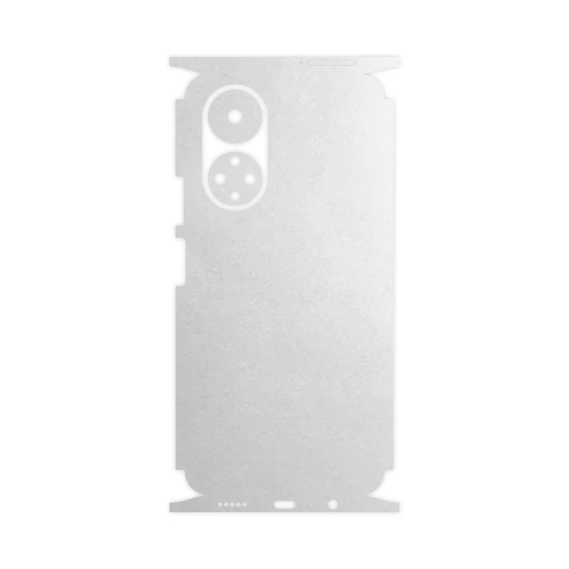 برچسب پوششی ماهوت مدل Metallic-White-FullSkin مناسب برای گوشی موبایل آنر X7
