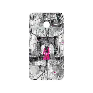 MAHOOT Collage of Catwalk Bridge Cover Sticker for Microsoft Lumia 640 XL