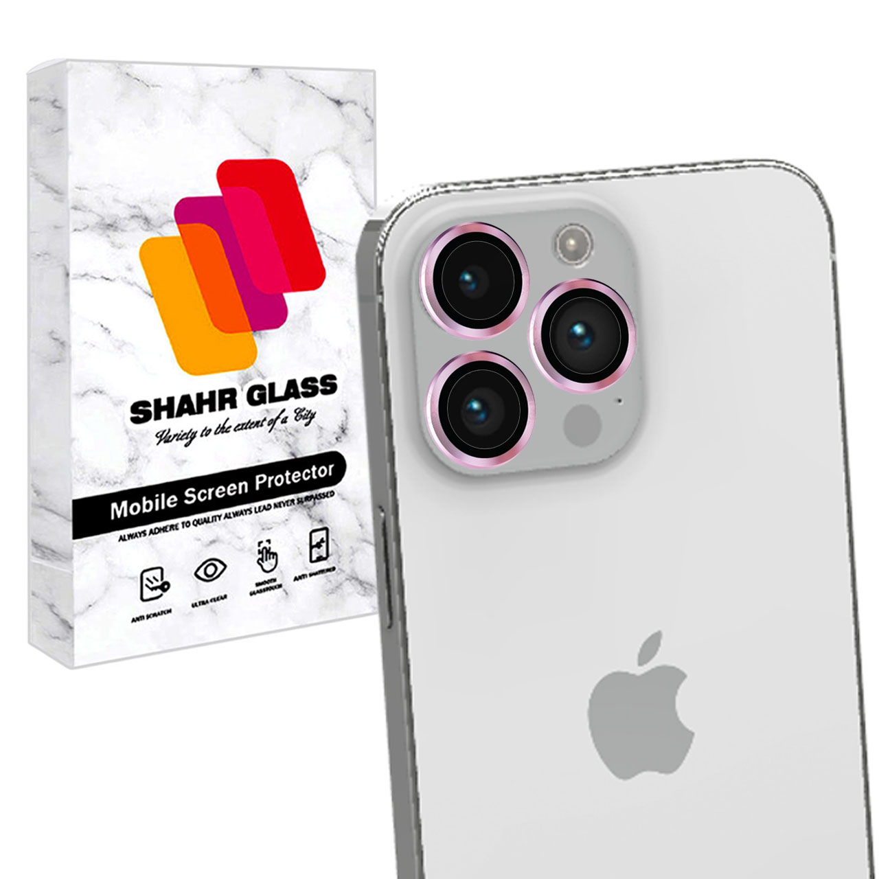 محافظ لنز دوربین شهر گلس مدل RINGISH مناسب برای گوشی موبایل اپل iPhone 14 Pro Max