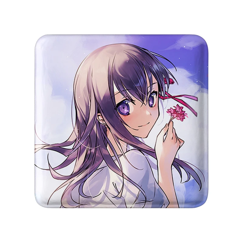 مگنت خندالو طرح ساکورا انیمه فیت استی نایت Fate Stay Night  مدل مربعی کد 22756