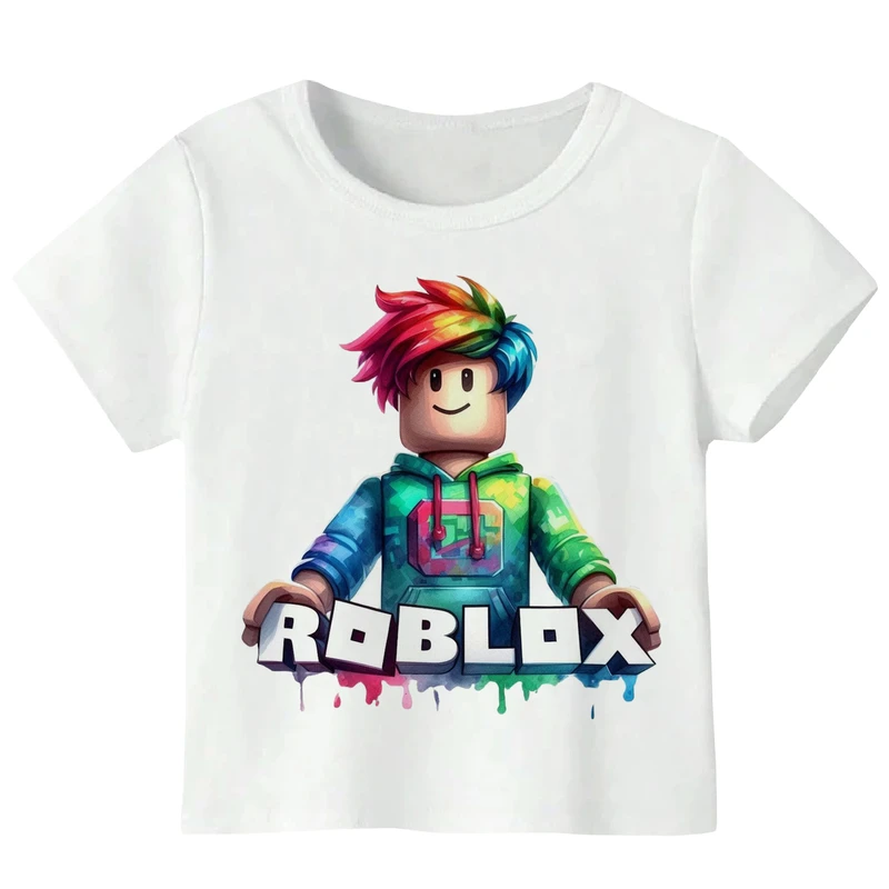 تی‌شرت آستین کوتاه پسرانه مدل W282 طرح ماینکرفت