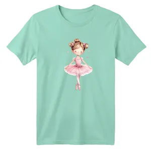 تی شرت آستین کوتاه بچگانه مدل دخترک کد 22