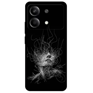 Megafone Face Sketch 7423 Cover For Xiaomi Redmi Note 13R Pro