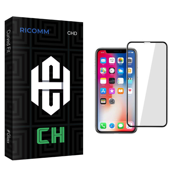 محافظ صفحه نمایش ریکام مدل CH glass مناسب برای گوشی موبایل اپل آیفون X