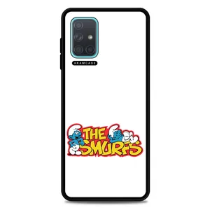 AKAM AMC-WSGA71-SMURFS-25 Cover For Samsung Galaxy A71
