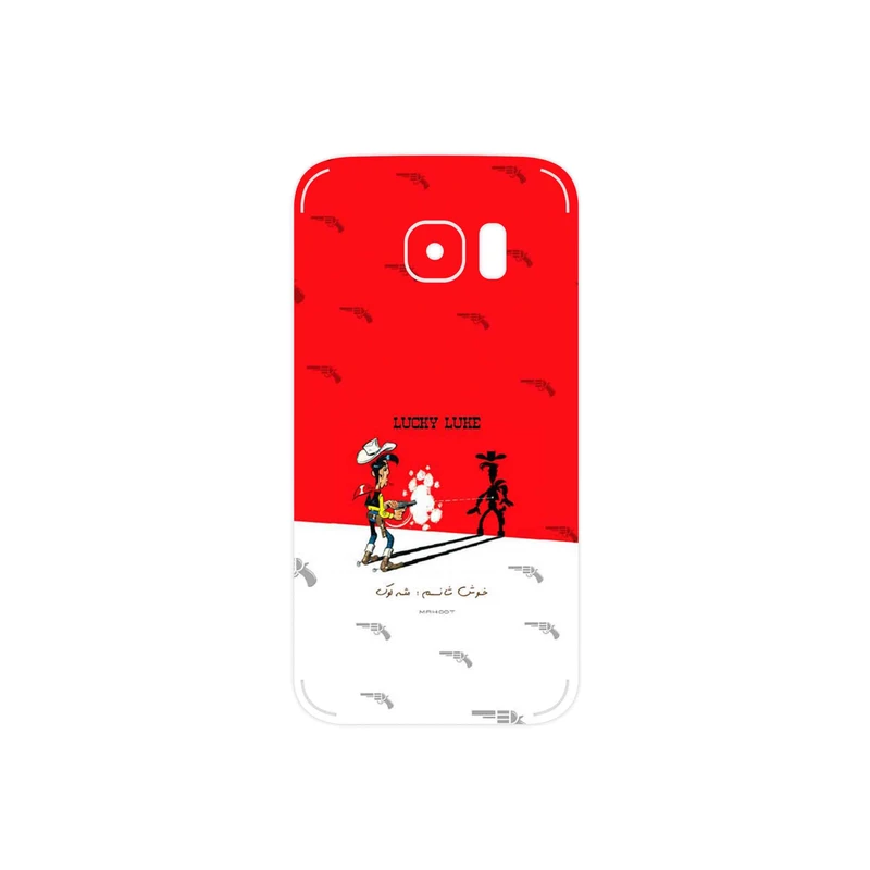 برچسب پوششی ماهوت مدل Lucky Luke مناسب برای گوشی موبایل سامسونگ Galaxy S7