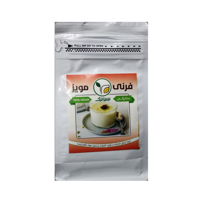 غذای کودک فرنی با شیرین کننده طبیعی سبز نیک - 200 گرم مناسب برای بالای 6 ماه بسته 3 عددی