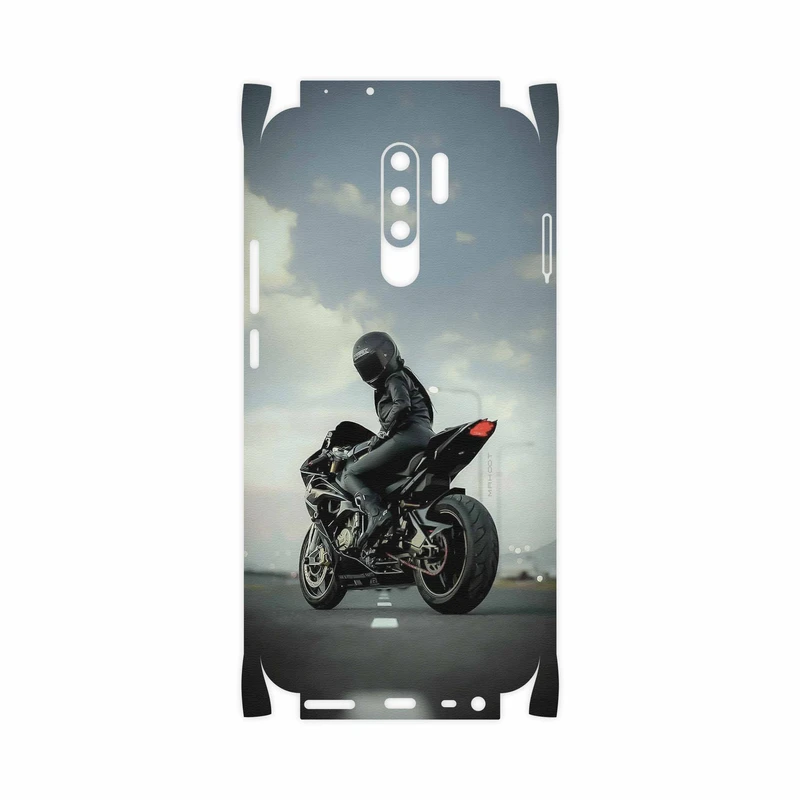 برچسب پوششی ماهوت مدل Motorcycling-FullSkin مناسب برای گوشی موبایل شیائومی Redmi 9
