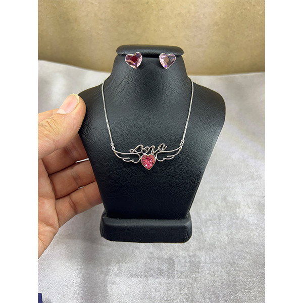 نیم ست زنانه ژوپینگ مدل قلب سنگ سواروسکی کد 596232 نیم ست زنانه ژوپینگ مدل قلب سنگ سواروسکی کد 596232