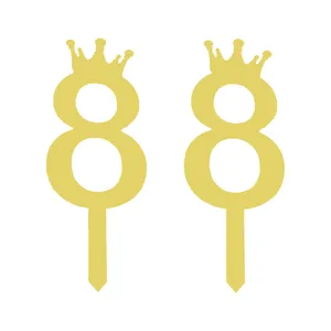 تاپر کیک هانستو مدل عدد 88 کد TPN88 مجموعه 2 عددی