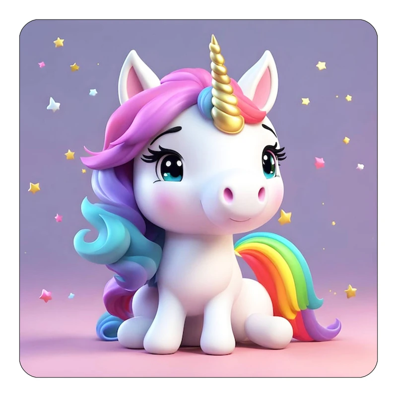 مگنت کاکتی طرح اسب تک شاخ و یونیکورن مدل mp30972