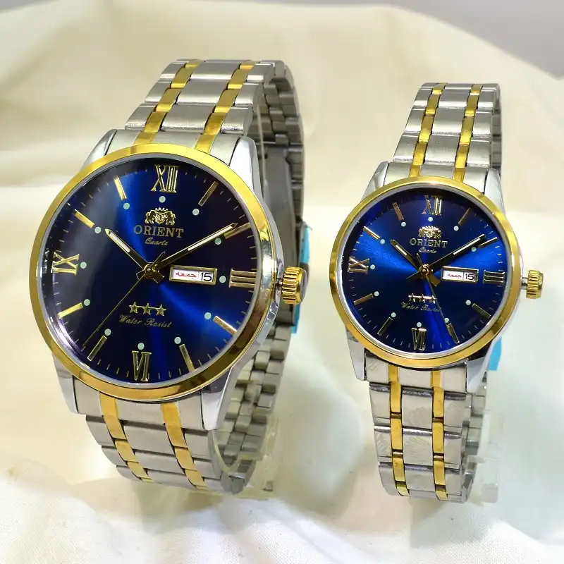 ست ساعت مچی عقربه ای زنانه و مردانه مدل ABOB-60117