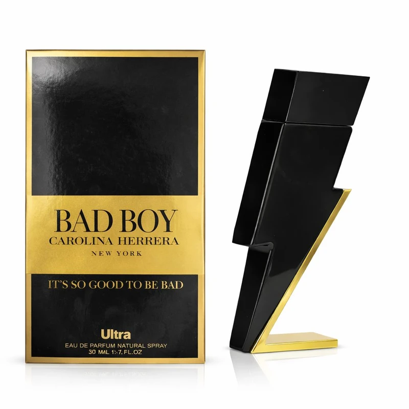 عطر جیبی مردانه اولترا ویرچوآل مدل Carolina Herrera Bad Boy با رایحه تلخ حجم 30 میلی‌لیتر