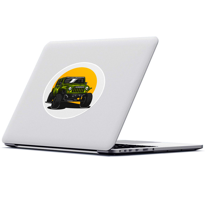 استیکر لپ تاپ ماسا دیزاین طرح OFF ROAD مدل STK937