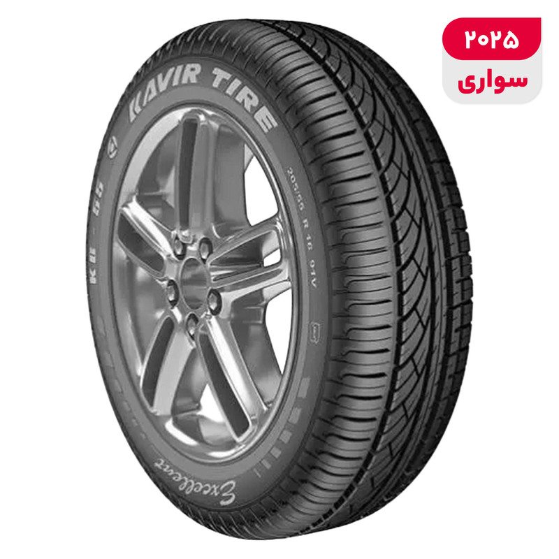 لاستیک خودرو کویر تایر مدل Excellent KB55 سایز 205/55/16 تولید سال 2026 تک حلقه