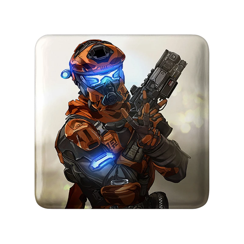 پیکسل خندالو طرح بازی تایتان فال Titanfall مدل مربعی کد 32620