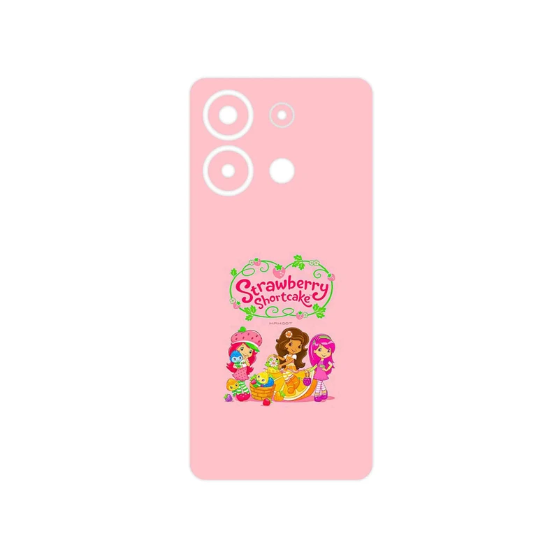 برچسب پوششی ماهوت مدل Strawberry Shortcake مناسب برای گوشی موبایل شیائومی Redmi Note 13 4G